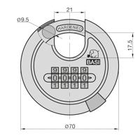 Basi 6100-7050 Hangslot - thumbnail