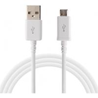 ECB-DU4EWE Samsung Charge/Sync Cable Micro USB 1.5m. White Bulk - thumbnail