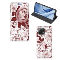 Bookcase Xiaomi 11 Lite NE 5G | Mi 11 Lite Watercolor Flowers - thumbnail