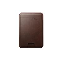 Nomad Magsafe Horween lederen card portomonee met Find My - Rustic Brown - thumbnail