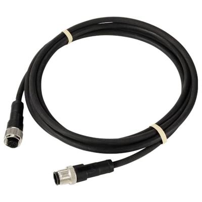 TRU COMPONENTS TC-12833008 Sensor/actuator verlengkabel M12 Aantal polen (sensoren): 4 Stekker (recht) op koppeling (recht) 2 m 1 stuk(s)