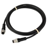 TRU COMPONENTS TC-12833008 Sensor/actuator verlengkabel M12 Aantal polen (sensoren): 4 Stekker (recht) op koppeling (recht) 2 m 1 stuk(s) - thumbnail