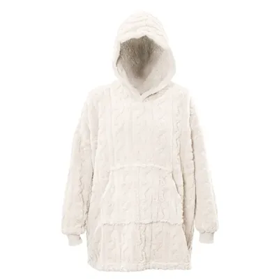 Hoodie Pleun Dove White One Size