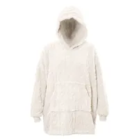 Hoodie Pleun Dove White One Size - thumbnail