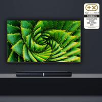 MEDION P61202 2in1, Bluetooth TV Soundbar, 2.0 Soundbar, 2 x 25 Watt, muurbevestiging, NFC, HDMI ARC met ECC, AUX, optische ingang, MD44102 - thumbnail