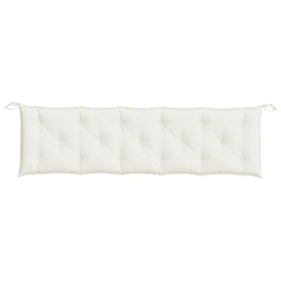 VidaXL Tuinbankkussen 180x50x7 cm stof gemêleerd crèmekleurig VidaXL Tuinbankkussen 180x50x7 cm stof gemêleerd crèmekleurig