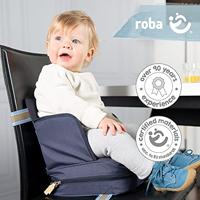 Baby zitverhoger - ROBA - Opvouwbaar - Opblaasbaar kussen - Verstelbare riem - 6 maanden / 3 jaar (15 kg) - Marineblauw - thumbnail
