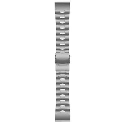 Titanium schakelband - Zilver - Garmin Fenix 7X / 6X / 5X - thumbnail