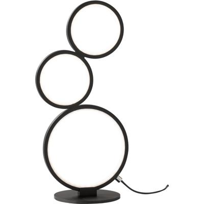 Dimbare LED Tafellamp 17W Warm Wit 3000K - Mat Zwart Aluminium