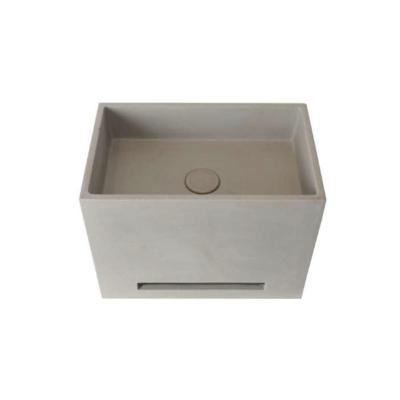 Fontein Ideavit Idea.Wall 40x25x30 cm Rechthoek Beton Grijs/Bruin Ideavit