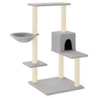 VidaXL Kattenmeubel met sisal krabpalen 95 cm lichtgrijs - thumbnail
