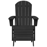 Tuinstoel 2 pcs Zwart 83 x 74 x 92 cm Polyetheen - thumbnail