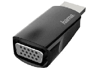 Hama Video-adapter, HDMI-stekker - VGA-aansluiting, Full-HD 1080p HDMI kabel Zwart - thumbnail