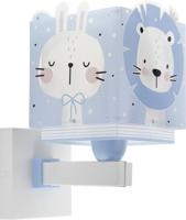 Dalber Kinderkamer wandlampBaby Jungle soft blauw - 63119T - thumbnail