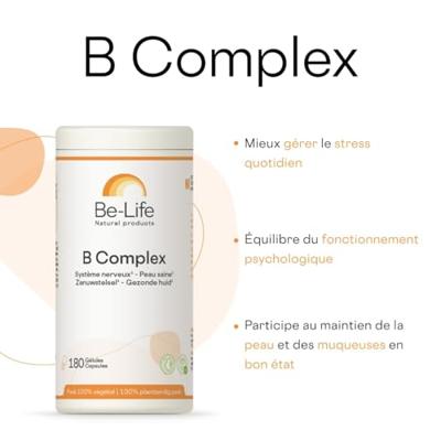 B Complex Vitamin Be Life Nf Caps 180 Verv.2750842