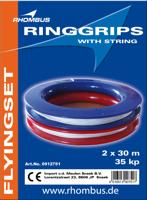 Rhombus 2 ringhandgrepen 35kp dacron 30m - thumbnail