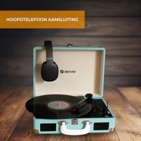 Denver VPL-120 USB-platenspeler Blauw - thumbnail
