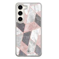 Samsung Galaxy S23 hybride hoesje - Stone grid - thumbnail