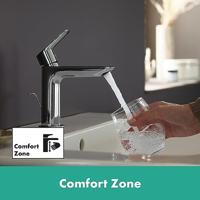 Hansgrohe Logis wastafelkraan 121 met waste chroom 71251000 - thumbnail