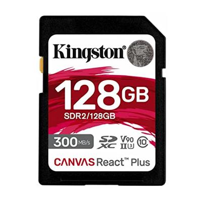 Micro SD geheugenkaart met adapter Kingston SDR2/128GB 128 GB SDXC UHS-II 8K Ultra HD
