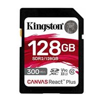 Micro SD kaart met adapter Kingston SDR2/128GB 128 GB 8K Ultra HD SDXC UHS-II - thumbnail