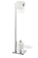 ZACK Linea toiletrolgarnituur 15x18x72,7 cm mat rvs - thumbnail
