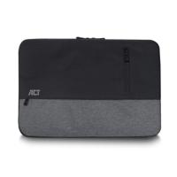 ACT urban laptop sleeve 15,6 inch , zwart/grijs - thumbnail