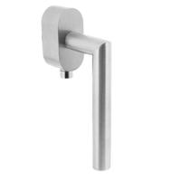 Afsl. raamkruk hoek 90° op ovale rozet met st - thumbnail