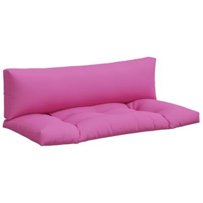 VidaXL Palletkussens 2 st oxford stof roze