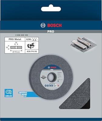 Bosch Accessoires Afbraamschijf voor tafelslijpmachine 175 mm, 32 mm, 36 1st - 2608600109 - thumbnail