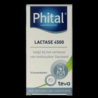 Phital Lactase 4500 50 Kauwtabletten - thumbnail