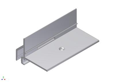 Beglazingsprofiel G6 alu geanodiseerd binnen beglazing Beglazingsprofiel G6 alu geanodiseerd binnen beglazing