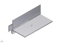 Beglazingsprofiel G6 alu geanodiseerd binnen beglazing - thumbnail