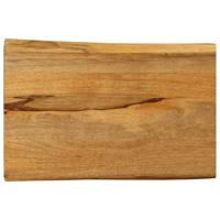 Tafelblad met natuurlijke rand 70x40x2,5 cm massief mangohout - thumbnail
