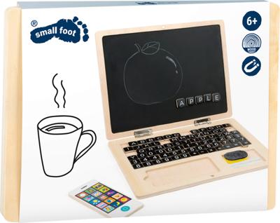 Small Foot houten laptop met magneetbord