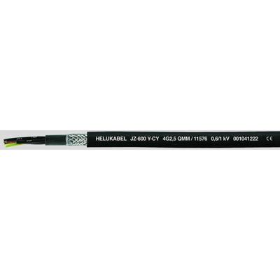 Helukabel JZ-600-Y-CY Stuurstroomkabel 25 G 1.5 mm² Zwart 11563-500 500 m