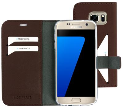 Classic Wallet Case Samsung Galaxy S7 - Smartphonehoesje - Booktype - PU leer - inclusief pashouder - Bruin