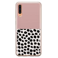 Samsung Galaxy A50/A30s siliconen hoesje - Pink dots - thumbnail