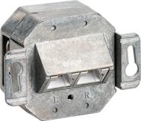 RJ45 Wandcontactdoos Opbouw - 2x RJ45 - CAT-5e - Incl. Afdekraam - Afgeschermde Netwerkdoos - 10 Gigabit - Wit - thumbnail