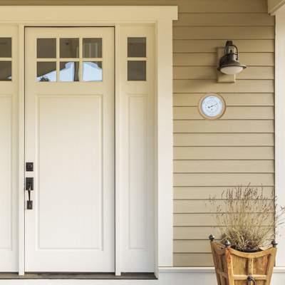 NeXtime NE-4303BR Buiten Barometer 22CM Metaal Bruin Orchid NeXtime NE-4303BR Buiten Barometer 22CM Metaal Bruin Orchid