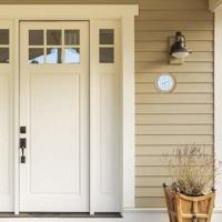 NeXtime NE-4303BR Buiten Barometer 22CM Metaal Bruin Orchid - thumbnail