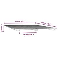 Bedframe massief grenenhout 120x200 cm - thumbnail
