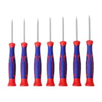 Set van precisieschroevendraaiers Workpro 7 Onderdelen - thumbnail