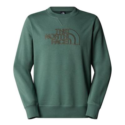 The North Face Drew Peak Light Crew Trui Heren Duck Green/Latte M