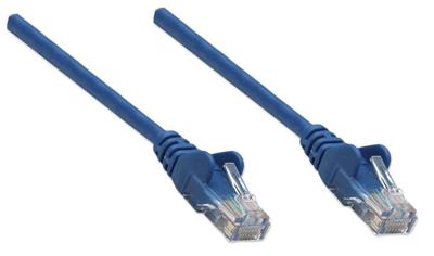 Intellinet 319829 RJ45 Netwerkkabel, patchkabel CAT 5e U/UTP 5.00 m Blauw 1 stuk(s)