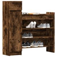 VidaXL Schoenenkast 100,5x28x100 cm bewerkt hout gerookt eikenkleurig - thumbnail