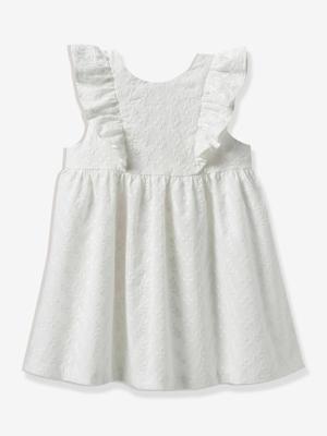 Geborduurde jurk Sarah meisje - cortège Plume - CYRILLUS ecru Geborduurde jurk Sarah meisje - cortège Plume - CYRILLUS ecru