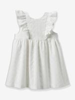 Geborduurde jurk Sarah meisje - cortège Plume - CYRILLUS ecru - thumbnail