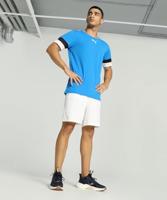 PUMA teamRISE Voetbalshirt Blauw Zwart Wit - thumbnail