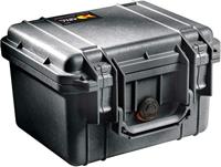 Peli 1300 Stootvaste Koffer Voor Elektronische En Optische Apparaten, Ip67 Waterdicht, Capaciteit: 6L, Gemaakt In De Vs, Met Aanpasbaar Plukschuim, Kleur: Zwart - thumbnail